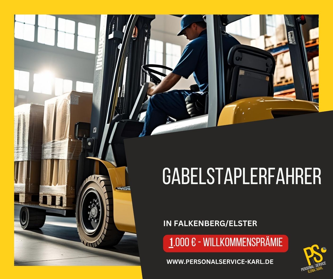 Gabelstaplerfahrer in Falkenberg/Elster